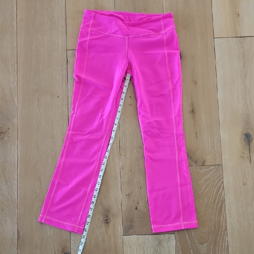 lululemon athletica Pink Leggings with Sleek Design and Full Length